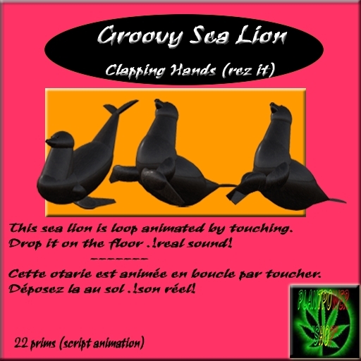 **Groovy Sea Lion - Clapping Hands(rez it)