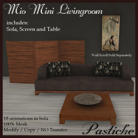 *Pastiche* Mio Mini Livingroom Set