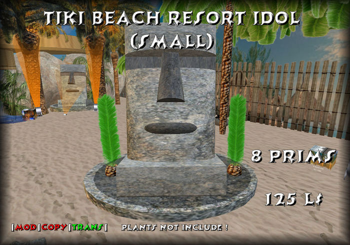 Tiki Beach Resort Idol (small) (boxed)