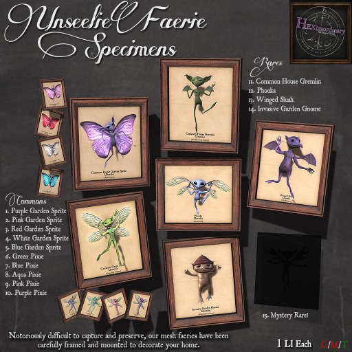 *HEXtraordinary* Common Blue Garden Sprite Specimen