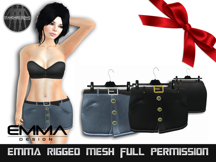 Gift Emma Full Perm Rigged Mesh Zara Skirt