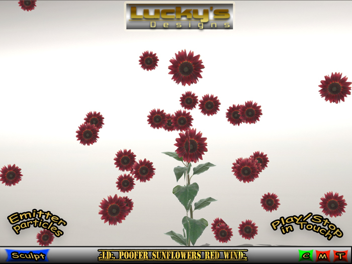 .:LD:. Poofer Sunflowers Red Wind:.