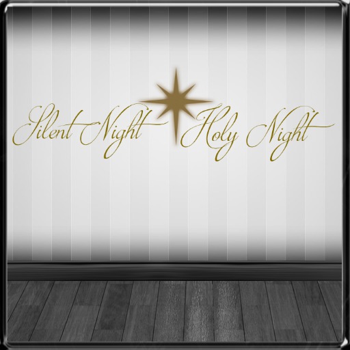 *~LT~* Silent Night Holy Night Wall Art Decal