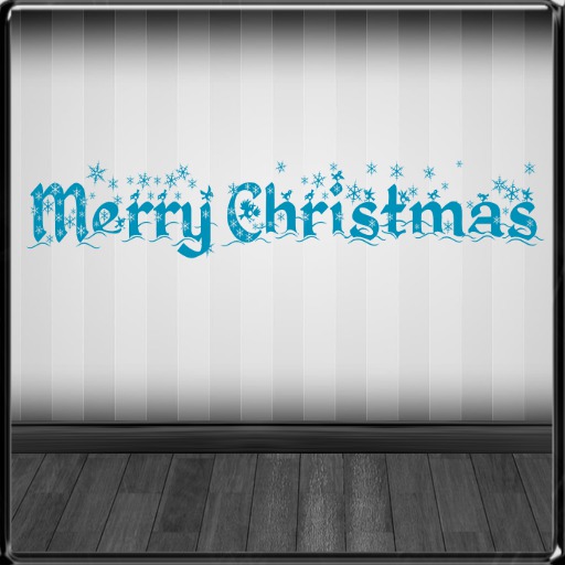 *~LT~* Merry Christmas Wall Art Decal
