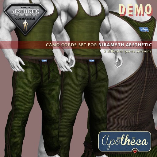 DEMOS Apotheca - Camo Cords Set 