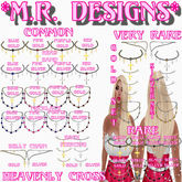 *MR Designs* Heavenly Cross Set Gold/Silver BOXED RARE
