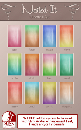 Nailed It - Slink - Ombre II Set