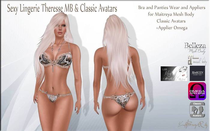 LSR - Sexy Lingerie Theresse MB & Classic Avatars