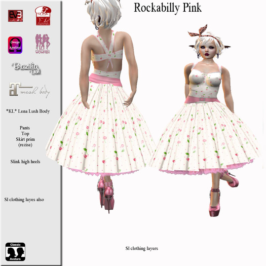 rockabilly pink