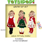 TOTSIPOP! Set Of Three Christmas Jumper Set