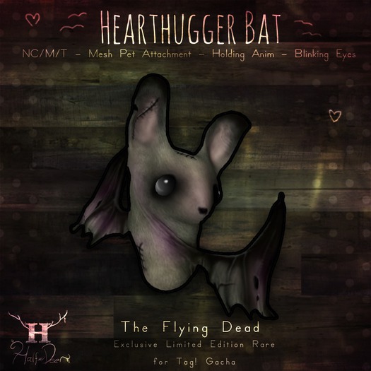 +Half-Deer+ Hearthugger Bat - The Flying Dead RARE