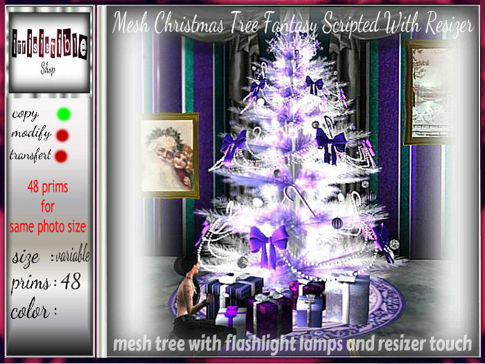 irrisistible : MESH CHRISTMAS TREE FANTASY  SCRIPTED copy