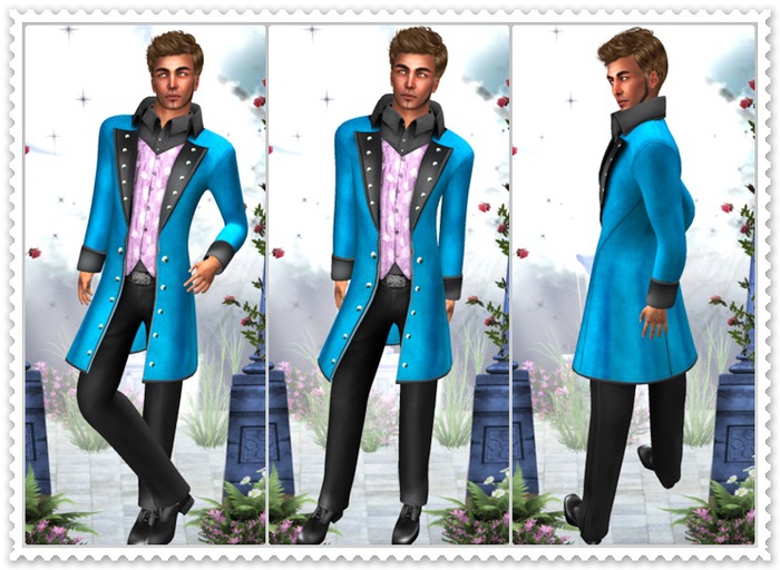 Mesh Prince Tuxedo Sky