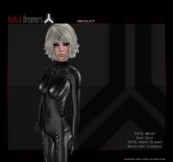 .:RD:.Fitted Female Latex Catsuit BOXED