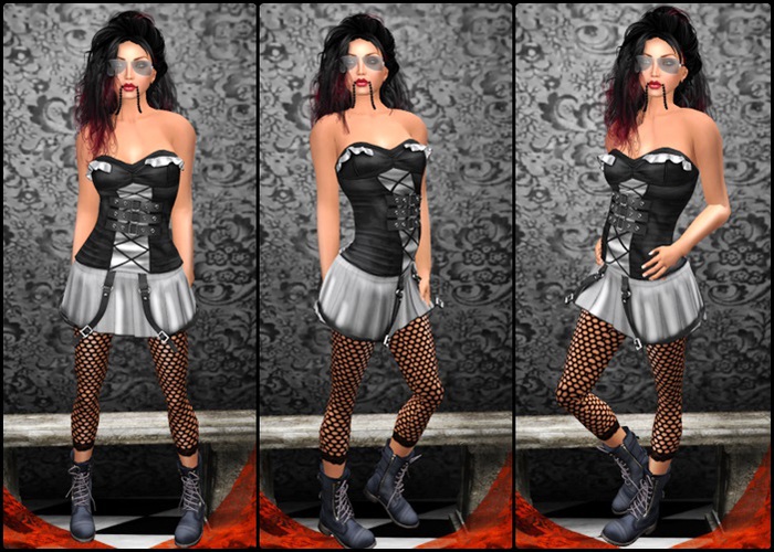 Punk Dress Outfit Lucy Grey