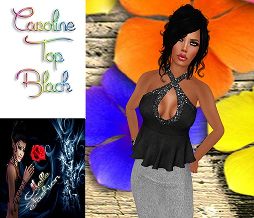 Caroline Top Black