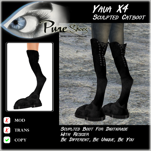 << PURE >> Pure Shoes - Yava X4 [inworld price 99L$]