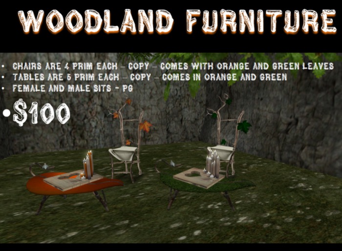Elf Chairs and Tables