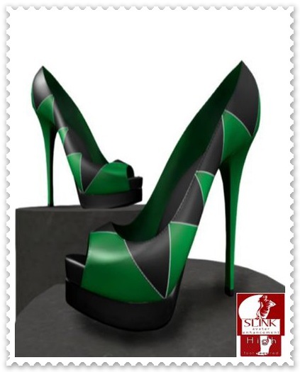 High Heel Celine Green