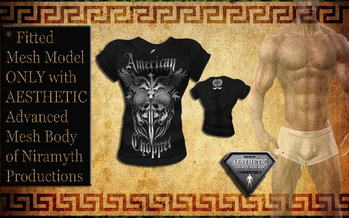 AESTETHIC V-Neck T-Shirt 1
