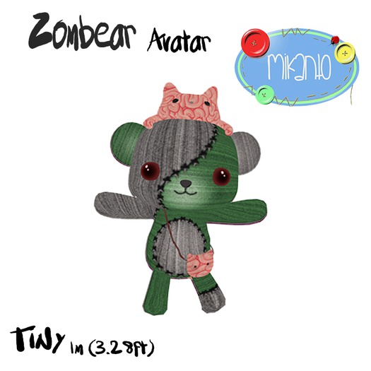 Mikanto - Zombear Green