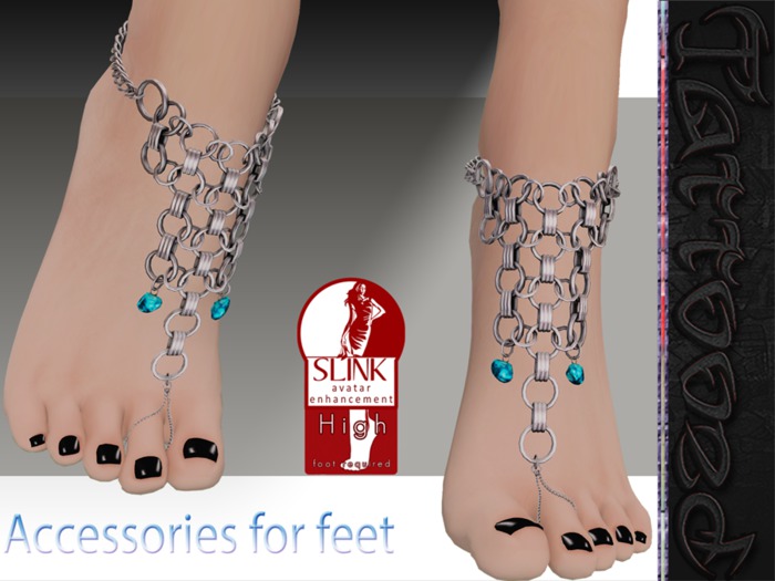 TATTOOED = Feet Slink - Silver