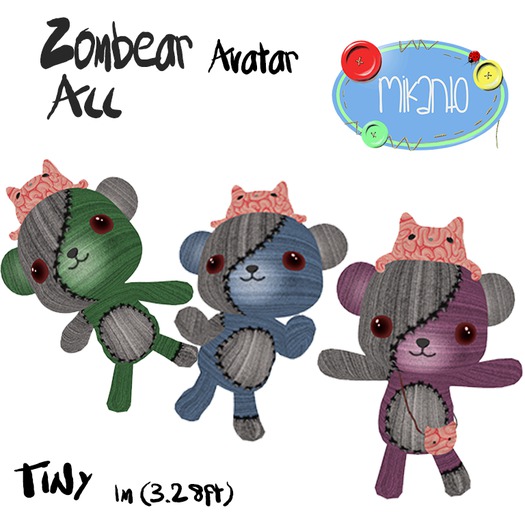 Mikanto - Zombear Pink *Boxed*