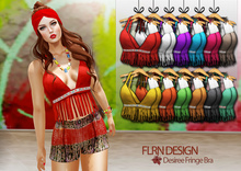 Desiree Fringe Bra Fatpack
