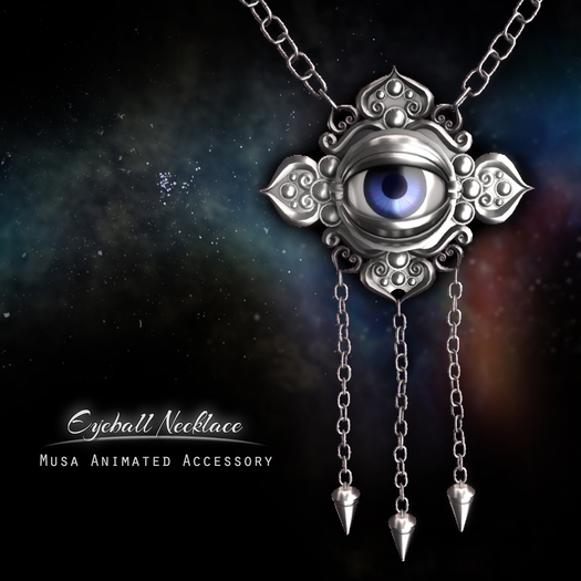 !Musa! EyeBall Necklace (Dark)