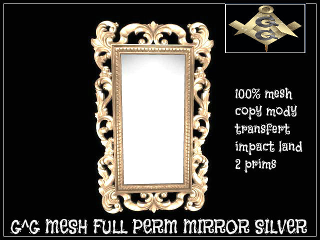 G^G MESH FULL PERM MIRROR SILVER