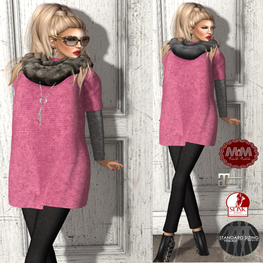 M&M-VIVEKA MESH PINK