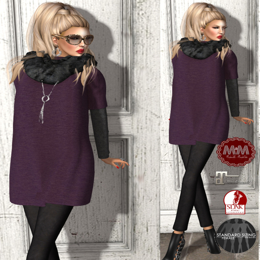 M&M-VIVEKA MESH PURPLE