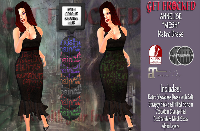 KRISTA *MESH* Evening Gown