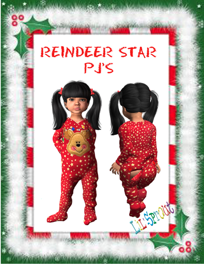 REINDEER STAR PJ'S
