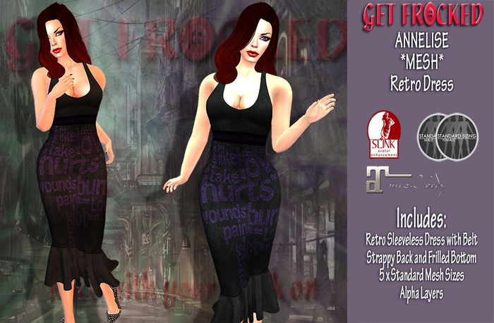 KRISTA *MESH* Evening Gown RED