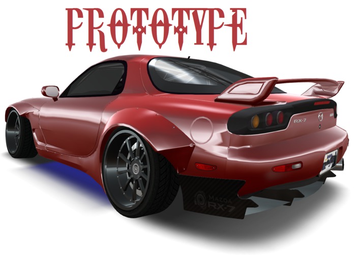 [:.Prototype.:] RX7 Rocketbunny