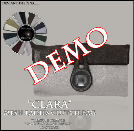 *Deviant Designs* Clara Clutch DEMO
