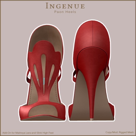 Ingenue :: Paon Heels :: Rouge