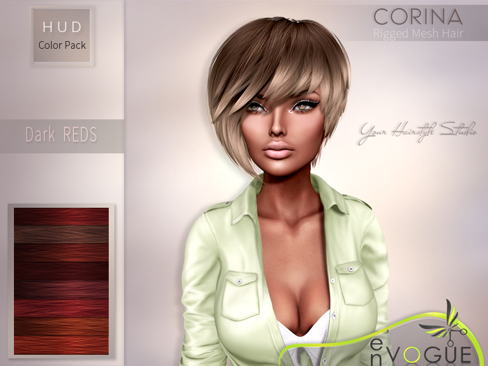 enVOGUE - HAIR Corina - Dark Reds
