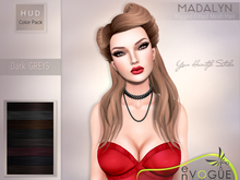 enVOGUE - HAIR Madalyn - Dark Greys