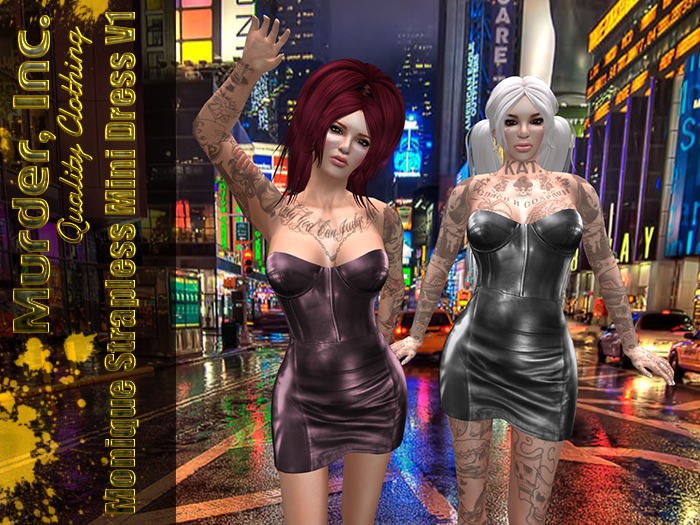 Monique Strapless Mini Dress V1