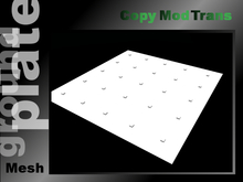 Ground plate with blinking Lights - Mesh - Fullperm
