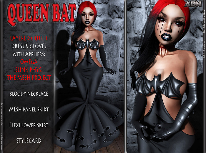 [ADN] QUEEN BAT (Appliers Incl)(Wear to Unpack)