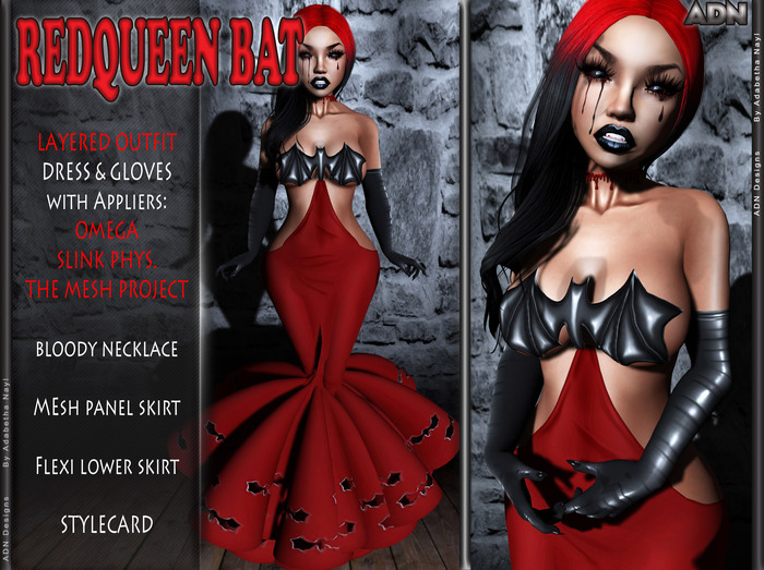 [ADN] REDQUEEN BAT (Appliers Incl)(Wear to Unpack)