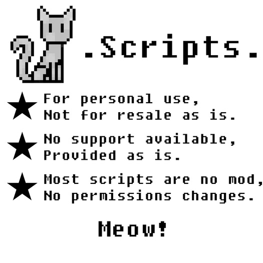 Meow! Script: Content Giver (Group Only, Dialog Menu, Landmark, etc)