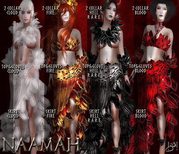 !gO! Naamah collar - fire
