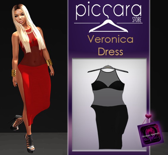 - piccara - Veronica Dress - Black