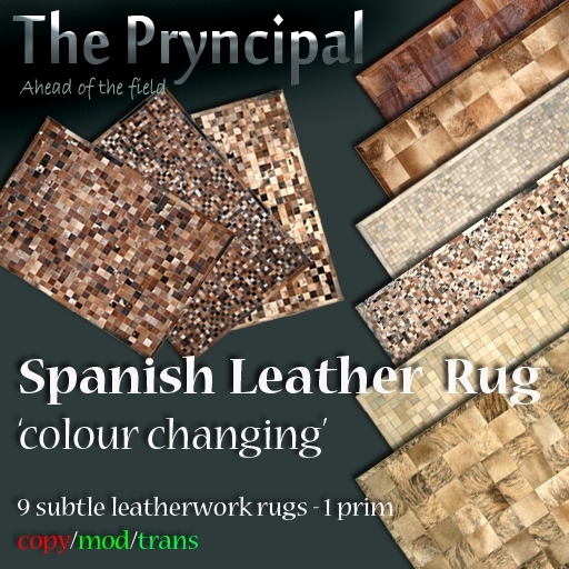 Pryncipal Design Company - Spanish Leather Rug