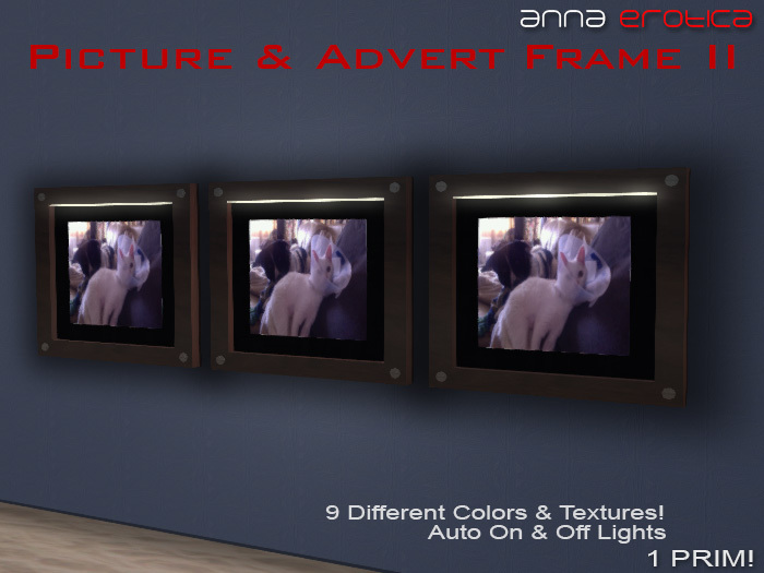 Anna Erotica - Picture & Advert Frame II, 9 Textures Auto Light