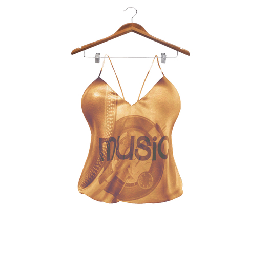  -E&O- Spaghetti Strap Tank Music 